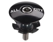 All-City Top Cap 1-1/8" (Black ) | product-related